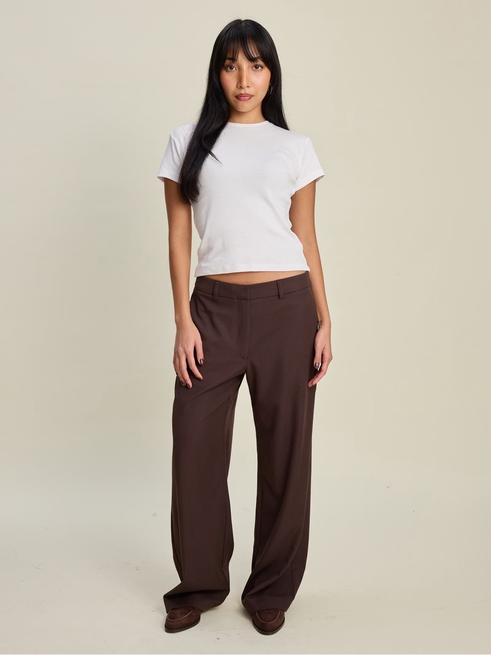 Djerf Avenue Everyday Pants in Brown size XS